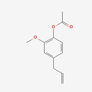 molecular formula C12H14O3 B1666532 Acetyleugenol CAS No. 93-28-7