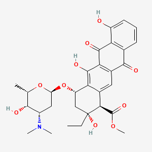 molecular formula C30H35NO10 B1666540 阿克拉霉素 CAS No. 66676-88-8