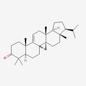 molecular formula C30H46N2O14S2 B1666542 Aborenone CAS No. 25465-81-0