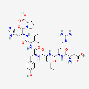 molecular formula C42H64N12O11 B1666543 Aclerastide CAS No. 227803-63-6