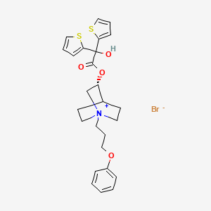 molecular formula C26H30BrNO4S2 B1666544 Aclidinium Bromide CAS No. 320345-99-1