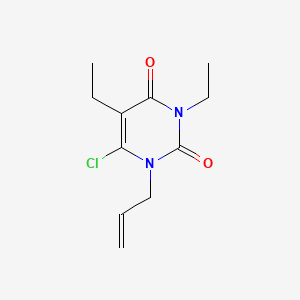 molecular formula C11H15ClN2O2 B1666545 Acluracil CAS No. 20938-38-9