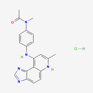 molecular formula C20H20ClN5O B1666547 Acodazole Hydrochloride CAS No. 55435-65-9