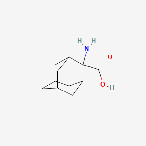 molecular formula C11H17NO2 B1666555 2-Aminoadamantane-2-carboxylic acid CAS No. 42381-05-5