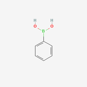 molecular formula C6H7BO2 B1666558 Phenylboronic acid CAS No. 98-80-6