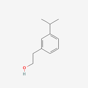 molecular formula C11H16O B1666563 Benzeneethanol, 3-(1-methylethyl)- CAS No. 68480-22-8