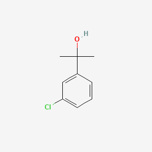 molecular formula C9H11ClO B1666565 Benzenemethanol, 3-chloro-alpha,alpha-dimethyl- CAS No. 31002-87-6