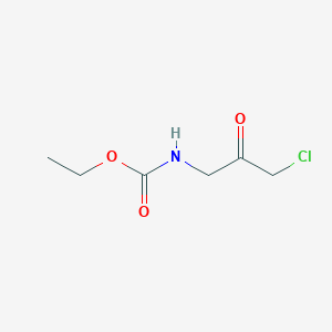 molecular formula C6H10ClNO3 B166657 氯乙酰甲基氨基甲酸乙酯 CAS No. 6378-52-5