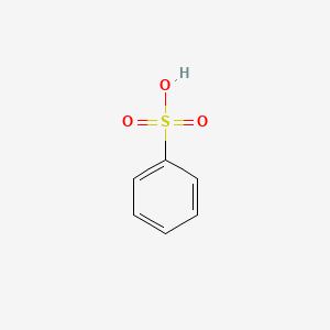 molecular formula C6H6O3S B1666570 Benzenesulfonic acid CAS No. 98-11-3