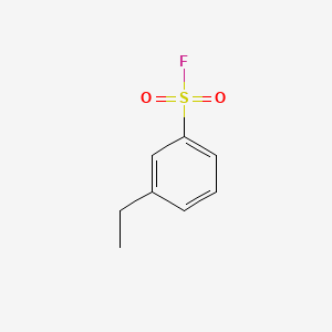 molecular formula C8H9FO2S B1666579 Benzenesulfonyl fluoride, 3-ethyl- CAS No. 34586-50-0