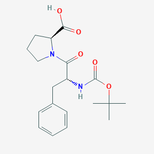 molecular formula C19H26N2O5 B166658 Boc-D-phe-pro-OH CAS No. 138971-65-0