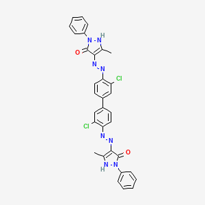 molecular formula C32H24Cl2N8O2 B1666582 Benzidine orange CAS No. 3520-72-7