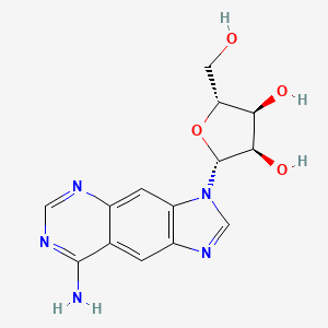 molecular formula C14H15N5O4 B1666586 Benzoadenosine CAS No. 60189-62-0