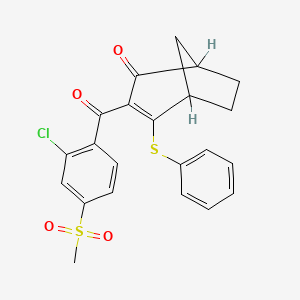 molecular formula C22H19ClO4S2 B1666587 Benzobicyclon CAS No. 156963-66-5