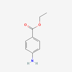 molecular formula C9H11NO2 B1666588 Ethyl 4-aminobenzoate CAS No. 94-09-7