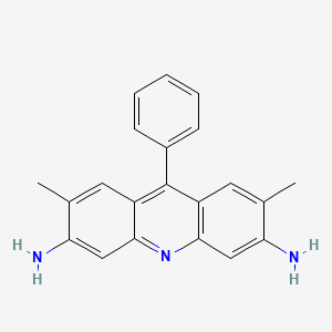 molecular formula C21H19N3 B1666593 Benzoflavine CAS No. 477-74-7
