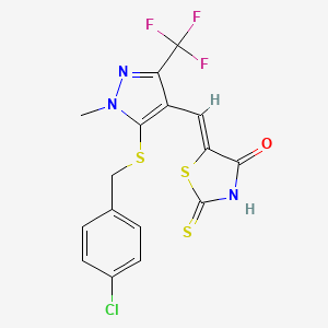 molecular formula C16H11ClF3N3OS3 B1666598 ADAMTS-5 inhibitor CAS No. 929634-33-3