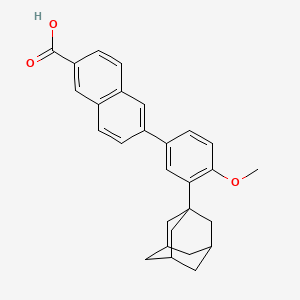 molecular formula C28H28O3 B1666599 阿达帕林 CAS No. 106685-40-9