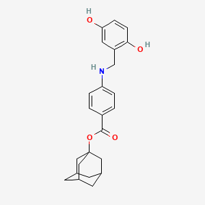 molecular formula C24H27NO4 B1666600 Adaphostin CAS No. 241127-58-2