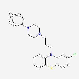 molecular formula C29H36ClN3S B1666601 Adapiprazine CAS No. 57942-72-0