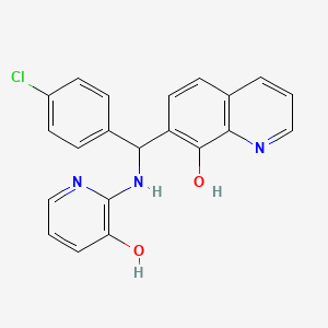 molecular formula C21H16ClN3O2 B1666602 Adaptaquin CAS No. 385786-48-1