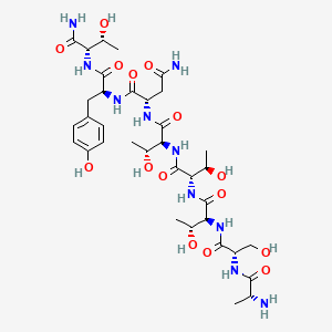 molecular formula C35H56N10O15 B1666603 Dapta CAS No. 106362-34-9