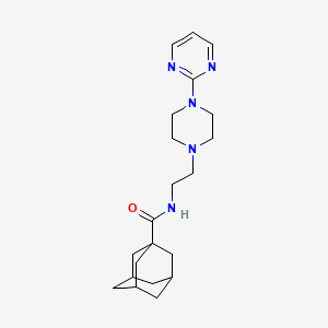 molecular formula C21H31N5O B1666604 Adatanserin CAS No. 127266-56-2