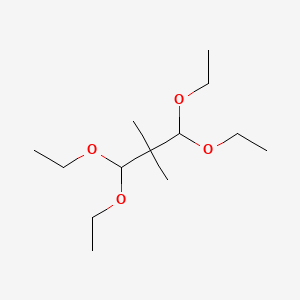 molecular formula C13H28O4 B1666616 1,1,3,3-Tetraethoxy-2,2-dimethylpropane CAS No. 10602-38-7