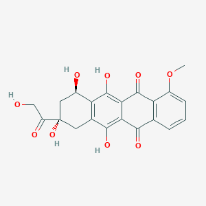 molecular formula C21H18O9 B1666622 Doxorubicinone CAS No. 24385-10-2