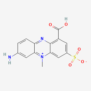 molecular formula C14H11N3O5S B1666624 Aeruginosin B CAS No. 6508-65-2