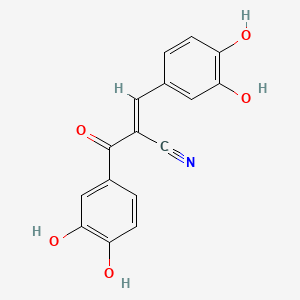 molecular formula C16H11NO5 B1666632 AG-538 CAS No. 133550-18-2
