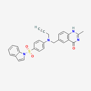 molecular formula C27H22N4O3S B1666635 AG-85 CAS No. 152503-91-8