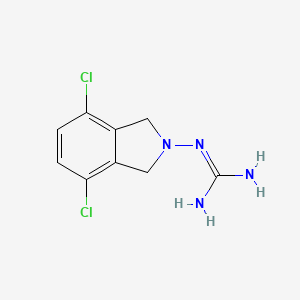 molecular formula C9H10Cl2N4 B1666638 Aganodine CAS No. 86696-87-9