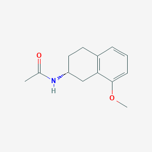 Acetamide, N-(1,2,3,4-tetrahydro-8-methoxy-2-naphthalenyl)-, (R)-