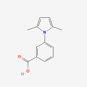 molecular formula C13H13NO2 B1666665 3-(2,5-dimethyl-1H-pyrrol-1-yl)benzoic acid CAS No. 26180-28-9