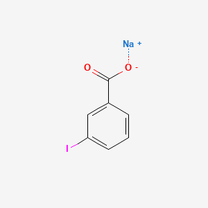 molecular formula C7H5INaO2 B1666675 CID 131876699 CAS No. 2532-18-5