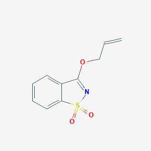 molecular formula C10H9NO3S B166668 Probenazole CAS No. 27605-76-1