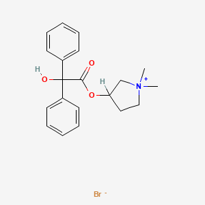 B1666687 Benzopyrronium Bromide CAS No. 13696-15-6