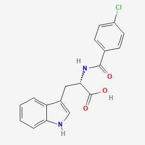 molecular formula C18H15ClN2O3 B1666689 Benzotript CAS No. 39544-74-6