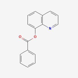 molecular formula C16H11NO2 B1666691 Benzoxiquine CAS No. 86-75-9