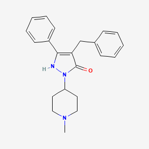molecular formula C22H25N3O B1666700 Benzpiperylon CAS No. 53-89-4
