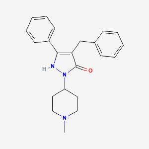 molecular formula C22H25N3O B1666700 Benzpiperylone CAS No. 53-89-4