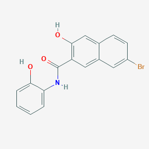 molecular formula C17H12BrNO3 B1666724 Naphthol AS-BI CAS No. 1237-75-8