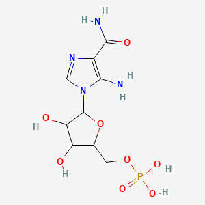 molecular formula C9H15N4O8P B1666730 AICA ribonucleotide CAS No. 3031-94-5