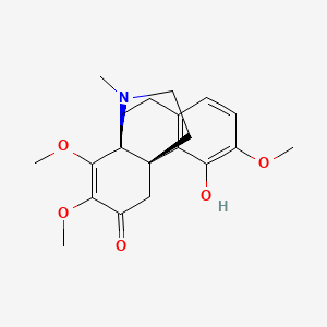 molecular formula C20H25NO5 B1666743 Aknadinine CAS No. 24148-86-5
