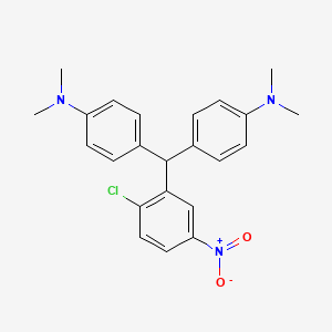 4,4'-((2-chloro-5-nitrophenyl)methylene)bis(N,N-dimethylaniline)