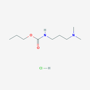 molecular formula C9H21ClN2O2 B166676 Propamocarb hydrochloride CAS No. 25606-41-1