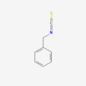 molecular formula C8H7NS B1666778 苯甲基异硫氰酸酯 CAS No. 622-78-6