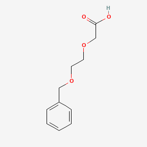 molecular formula C11H14O4 B1666785 BnO-PEG1-CH2COOH CAS No. 93206-09-8