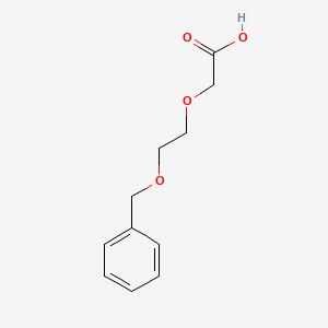molecular formula C11H14O4 B1666785 2-(2-(Benzyloxy)ethoxy)acetic acid CAS No. 93206-09-8